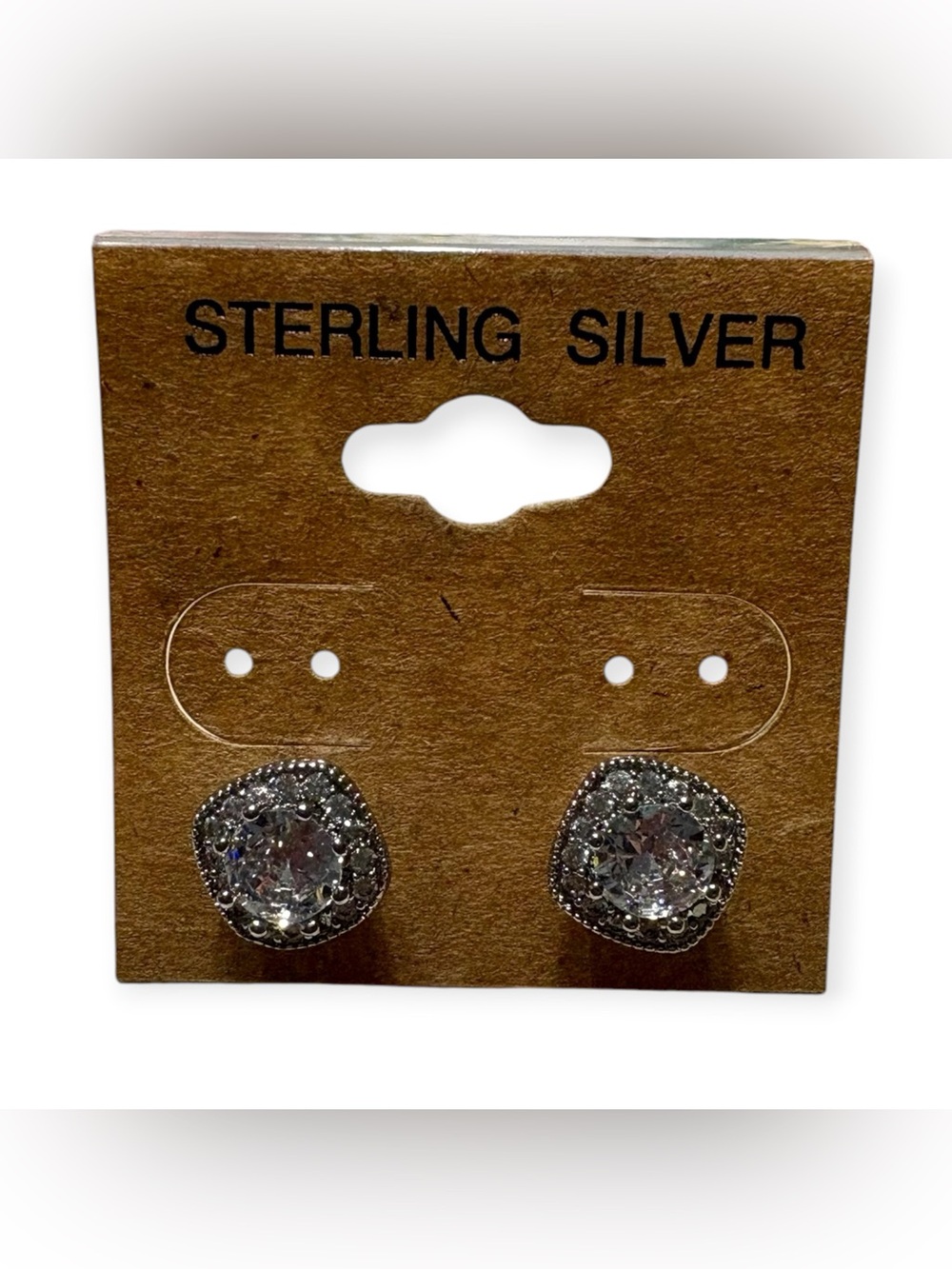 Sterling Silver Stud Earrings 925